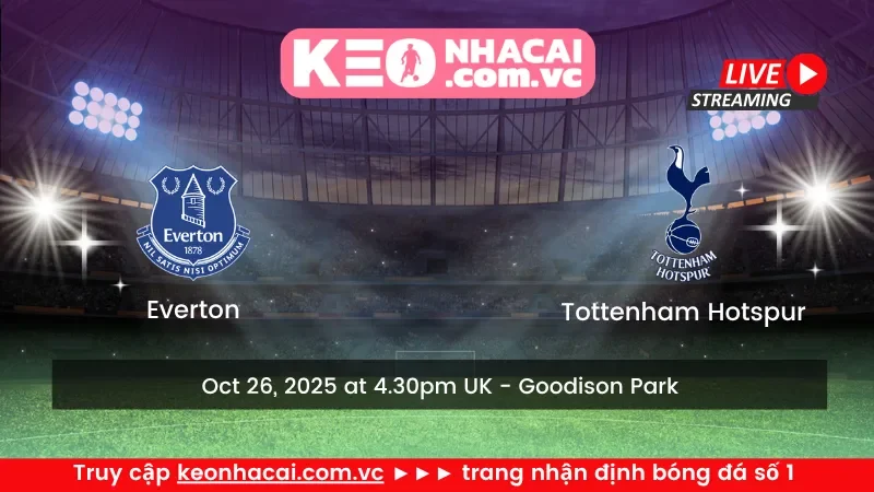 Everton vs Tottenham Hotspur